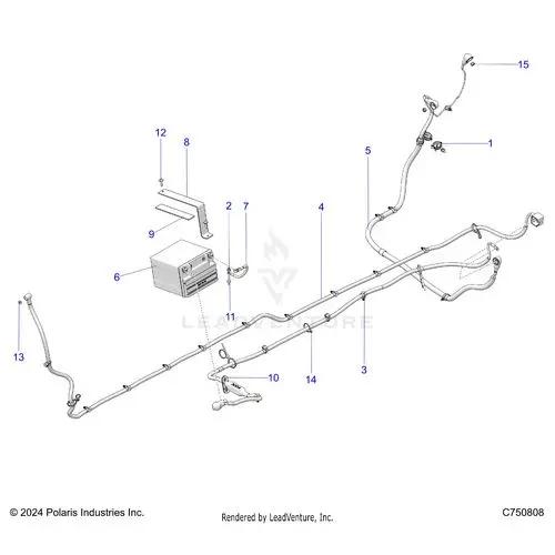 Electrical: Battery And Related - 2025 Polaris Rzr Pro R Sport 1