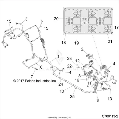 Electrical: Chassis Wire Harness - 2018 Polaris Rzr Xp 4 Turbo 1