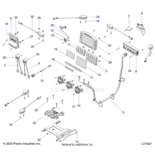 Electrical: Components - 2025 Polaris Rzr Pro R Race 1