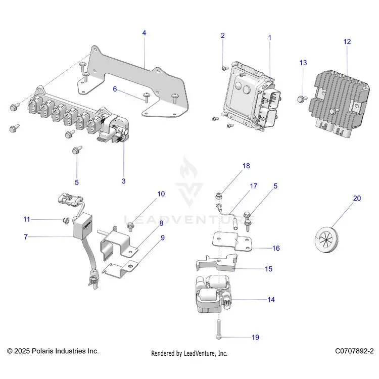 Electrical: Components And Options - 2026 Polaris General 1000 Sport 1
