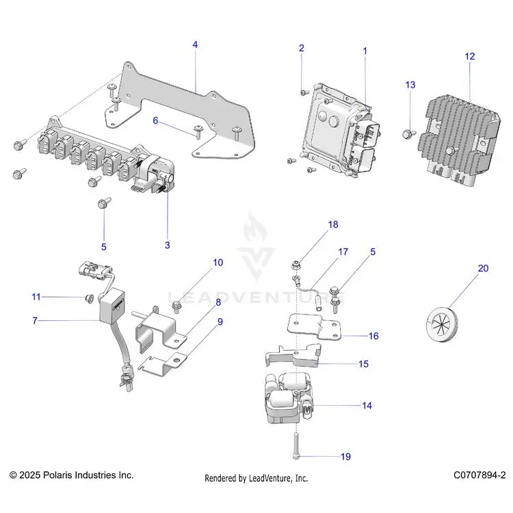 Electrical: Components And Options - 2026 Polaris General Xp 1000 Sport 1
