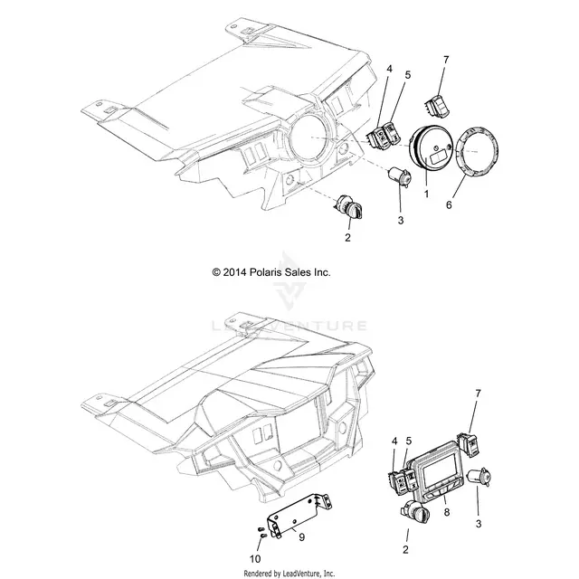Electrical: Dash Instruments And Controls - 2015 Polaris Rzr Xp 1000 1