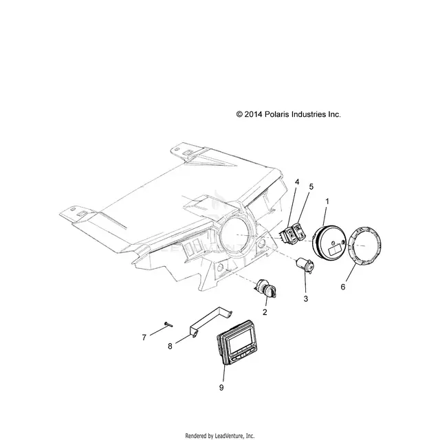 Electrical: Dash Instruments And Controls - 2016 Polaris Rzr 900/900 Eps 1