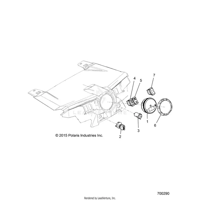 Electrical: Dash Instruments And Controls - 2016 Polaris Rzr Xp 1000 1