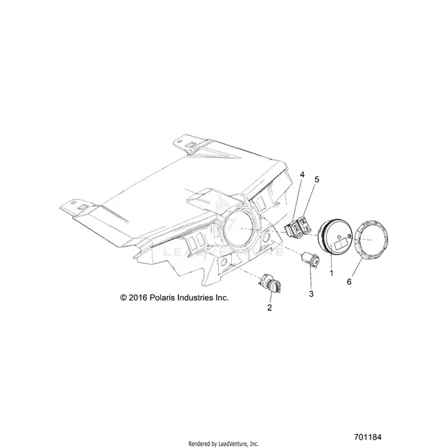 Electrical: Dash Instruments And Controls - 2017 Polaris Rzr Xp 4 1000 1