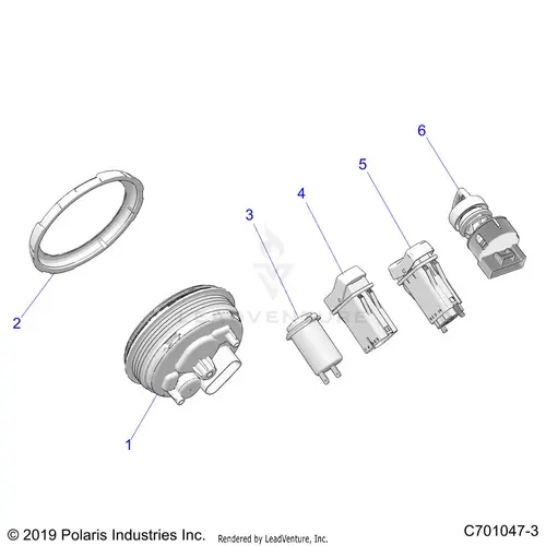 Electrical: Dash Instruments And Controls - 2020 Polaris Rzr 570 1