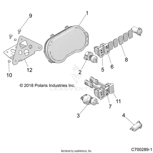 Electrical: Dash Instruments And Controls - 2020 Polaris Rzr Xp 4 1000 1
