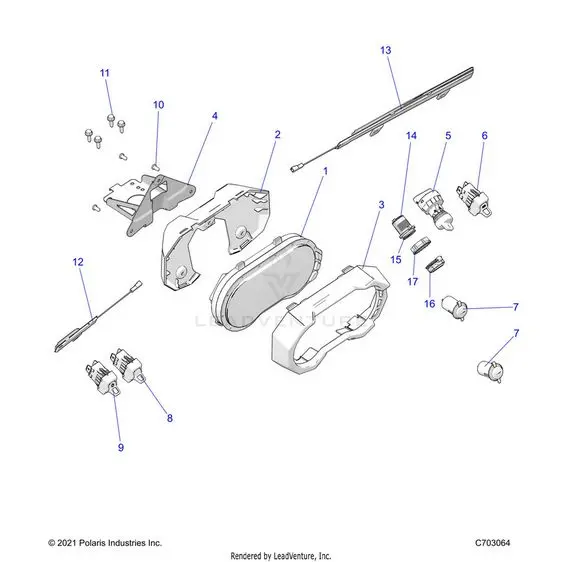 Electrical: Dash Instruments And Controls - 2022 Polaris Rzr Pro R 4 Sport 1