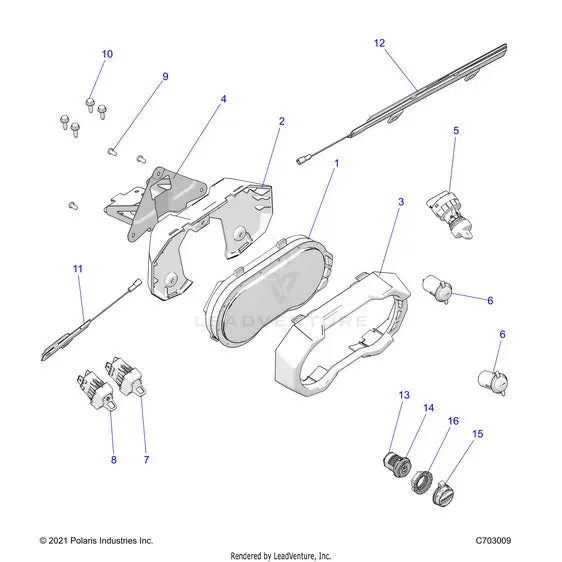 Electrical: Dash Instruments And Controls - 2022 Polaris Rzr Turbo R 4 Ultimate 1