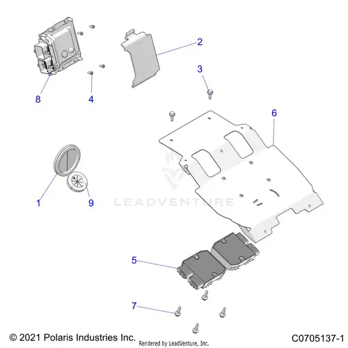 Electrical: Ecu Regulator Etc. - 2021 Polaris Rzr Pro Xp 4 Premium Ca 1