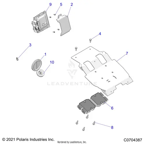 Electrical: Ecu Regulator Etc. - 2023 Polaris Rzr Turbo R 4 Premium Ride Command 1