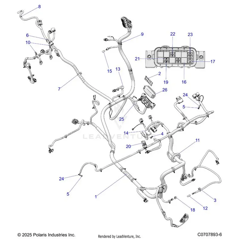 Electrical: Harness Chassis - 2026 Polaris General 1000 Premium 1