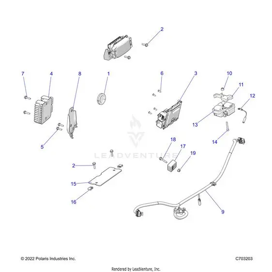 Electrical: Harness Components And Related - 2023 Polaris Rzr 900 Trail 1