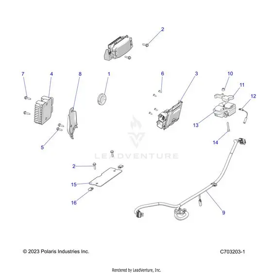 Electrical: Harness Components And Related - 2025 Polaris Rzr 900 Trail Sport 1