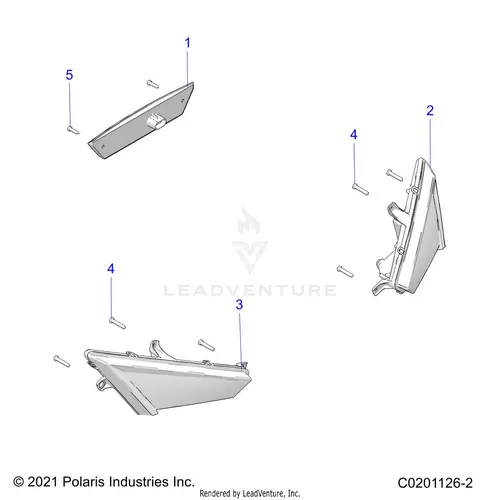 Electrical: Headlights And Taillight - 2025 Polaris Rzr 200 Md 1