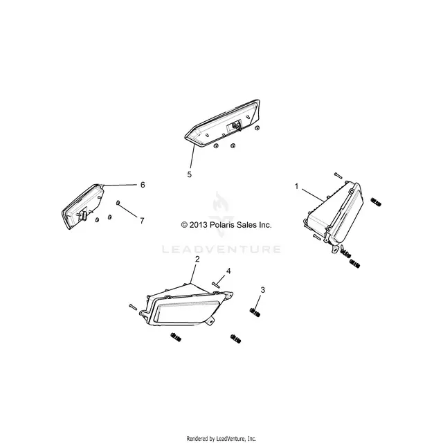 Electrical: Headlights And Taillights - 2015 Polaris Rzr 4 900 1