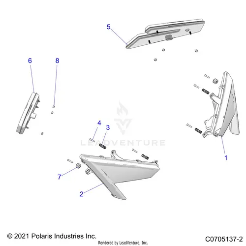Electrical: Headlights And Taillights - 2023 Polaris Rzr Pro Xp 4 Sport 1