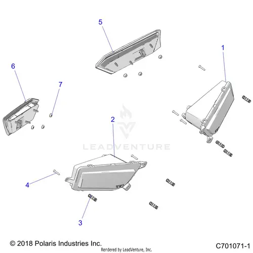 Electrical: Headlights And Taillights - 2023 Polaris Rzr Xp 4 1000 Sport 1
