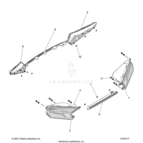 Electrical: Headlights And Taillights - 2024 Polaris Rzr Xp 1000 Sport 1