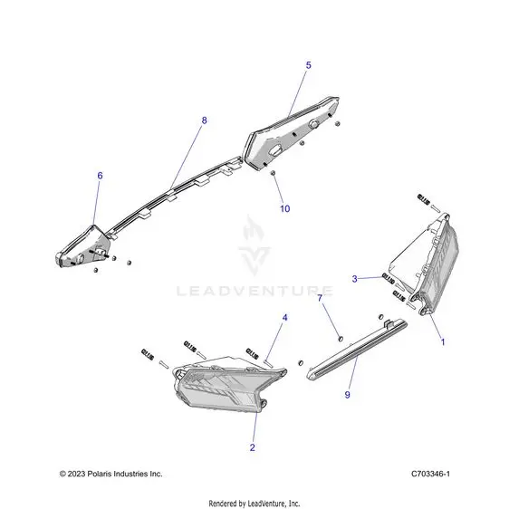 Electrical: Headlights And Taillights - 2024 Polaris Rzr Xp 4 1000 Premium 1