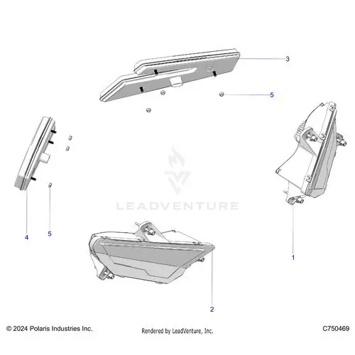 Electrical: Headlights And Taillights - 2025 Polaris Rzr Pro S 4 Sport 1