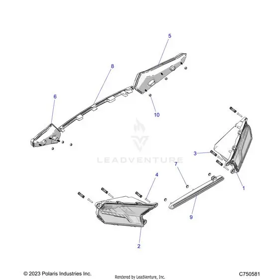 Electrical: Headlights And Taillights - 2025 Polaris Rzr Xp 1000 Ultimate 1