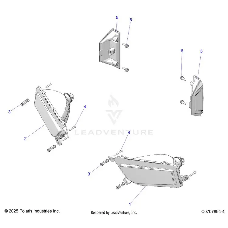 Electrical: Headlights And Taillights - 2026 Polaris General Xp 1000 Ultimate 1