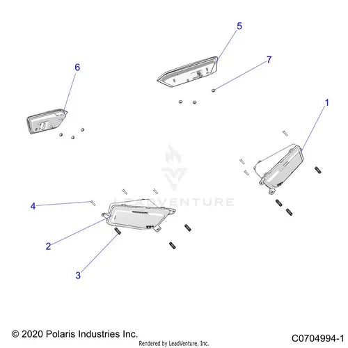 Electrical: Headlights And Taillights - 2026 Polaris Rzr 900 Trail Sport 1