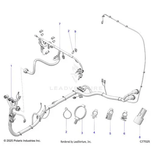 Electrical: Main And Dash Harness - 2026 Polaris Rzr Pro R Race 1