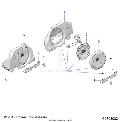 Electrical: Option Audio Rear - 2021 Polaris Rzr Pro Xp 4 Premium Ca 1