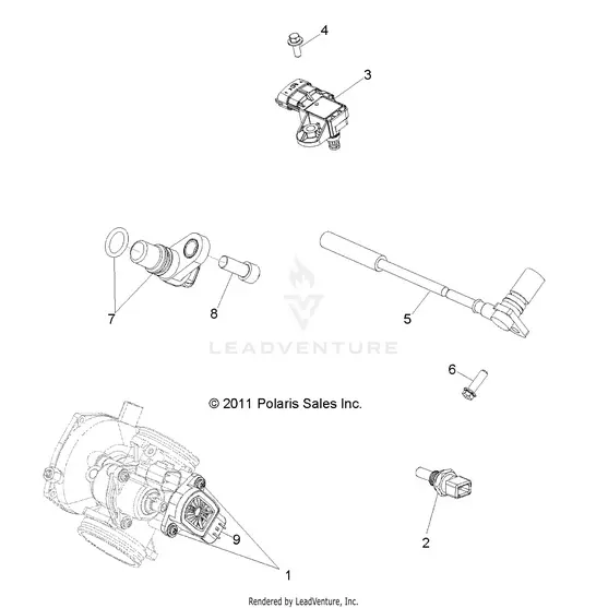 Electrical: Sensors - 2016 Polaris Rzr 570 1