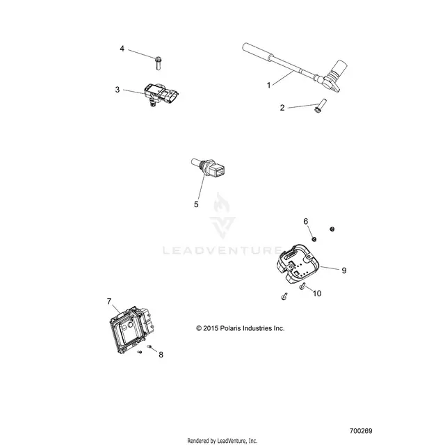 Electrical: Sensors Ecu And Control Modules - 2016 Polaris Rzr S 900 1