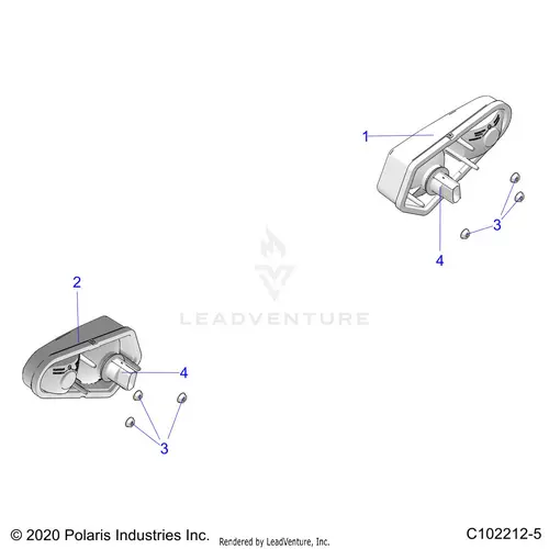Electrical: Taillights - 2020 Polaris Rzr 570 1