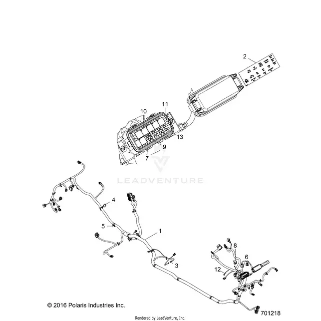 Electrical: Wire Harness (2) - 2017 Polaris Rzr Xp 4 1000 1