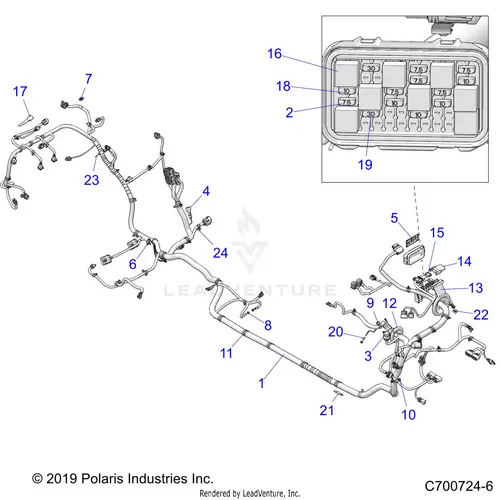 Electrical: Wire Harness (2) - 2020 Polaris Rzr Turbo S 4 Velocity 1