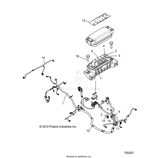 Electrical: Wire Harness - 2016 Polaris Rzr 900/900 Eps 1