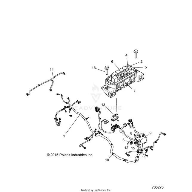 Electrical: Wire Harness - 2016 Polaris Rzr S 1000 Eps 1