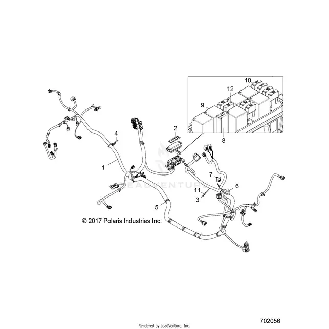 Electrical: Wire Harness - 2018 Polaris Rzr 900/900 Eps 1