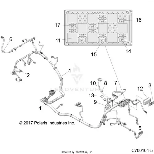 Electrical: Wire Harness - 2019 Polaris Rzr Rs1 1