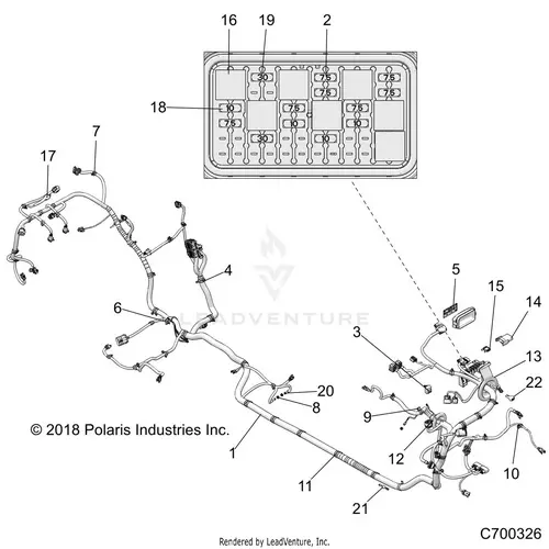 Electrical: Wire Harness - 2019 Polaris Rzr Xp 4 Turbo S 1