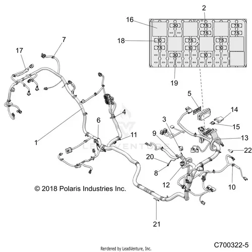 Electrical: Wire Harness - 2019 Polaris Rzr Xp Turbo 1