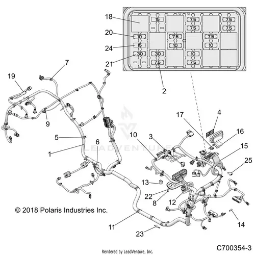 Electrical: Wire Harness - 2019 Polaris Rzr Xp Turbo S 1