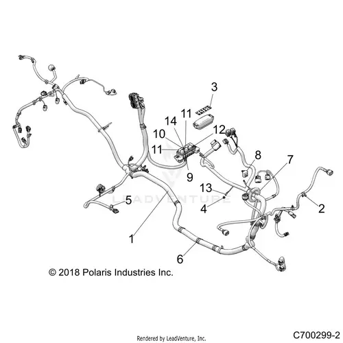 Electrical: Wire Harness - 2020 Polaris Rzr S 1000 Eps 1