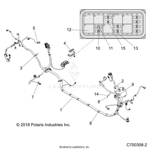 Electrical: Wire Harness - 2020 Polaris Rzr S 4 1000 1