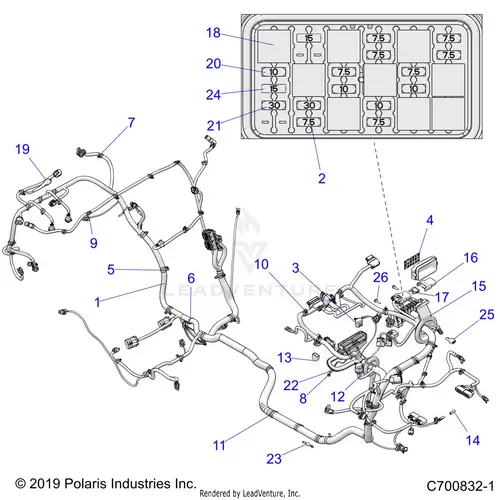 Electrical: Wire Harness - 2020 Polaris Rzr Turbo S 1