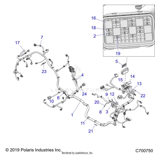 Electrical: Wire Harness - 2020 Polaris Rzr Turbo S Velocity 1