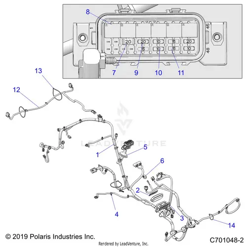 Electrical: Wire Harness - 2021 Polaris Rzr Trail 1