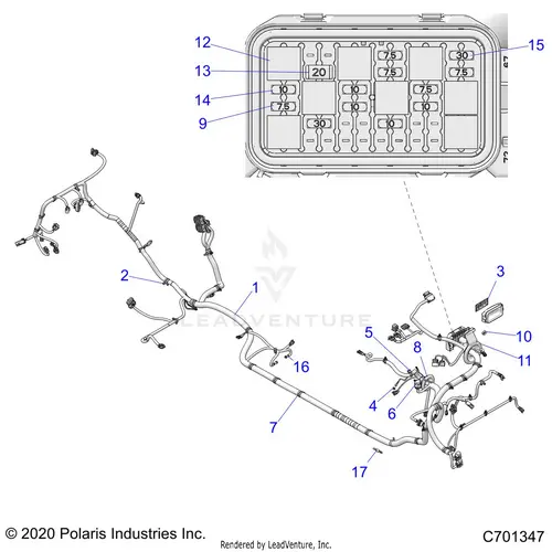 Electrical: Wire Harness - 2021 Polaris Rzr Xp 4 1000 High Lifter 1