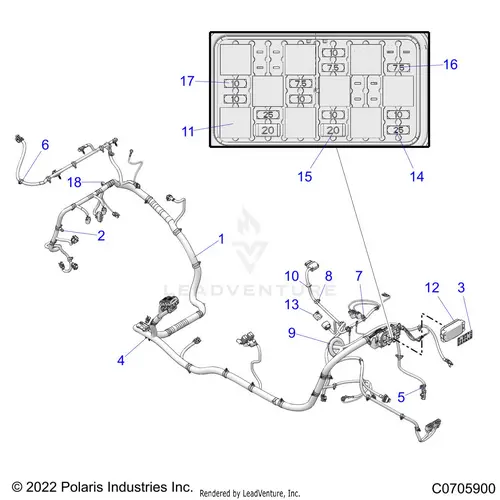 Electrical: Wire Harness - 2022 Polaris Rzr Rs1 Eps 1