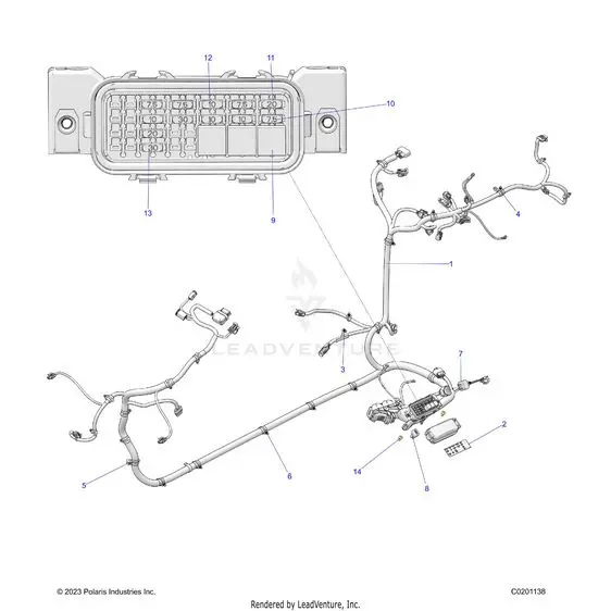 Electrical: Wire Harness - 2025 Polaris Rzr 200 Evap 1